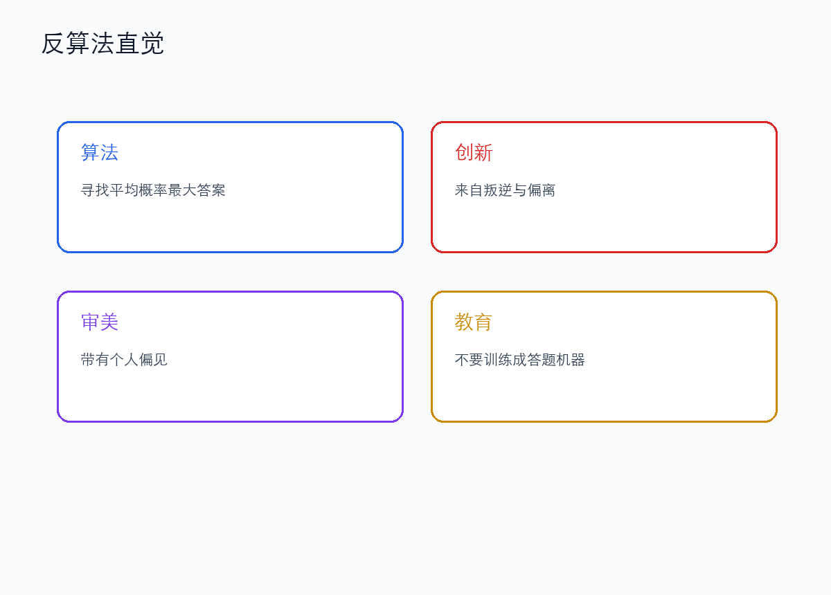 第三种稀缺能力：反算法直觉
