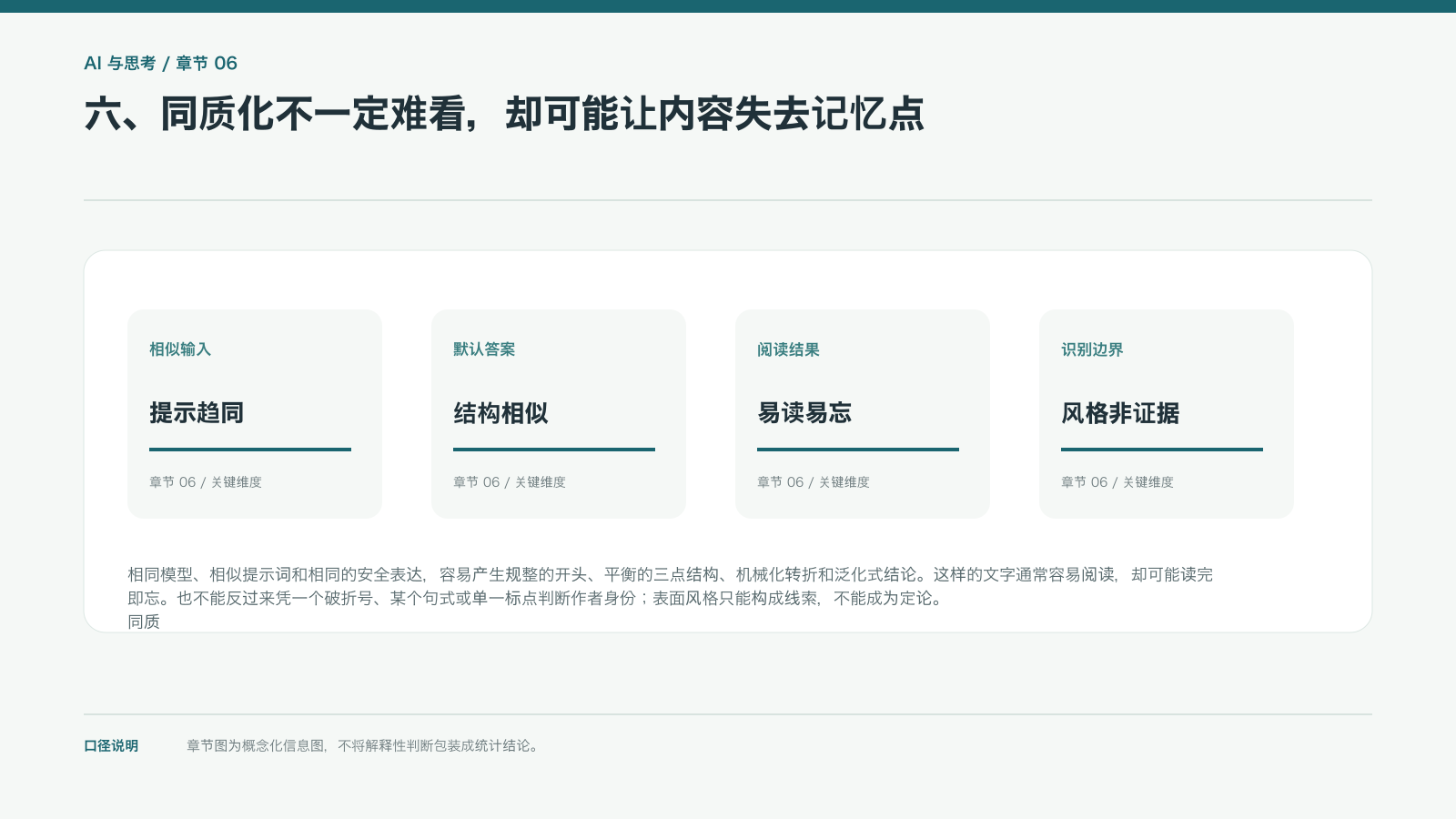 六、同质化不一定难看，却可能让内容失去记忆点的信息图
