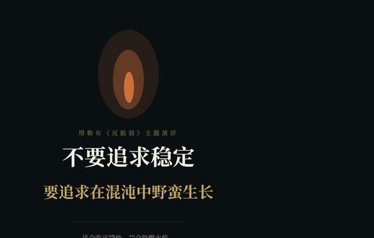 反脆弱的起点,不是稳定,而是接受波动会一直存在。