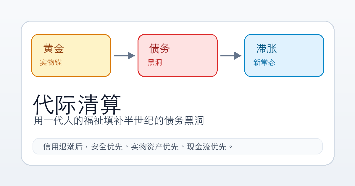 代际清算:用一代人的福祉填补半世纪的债务黑洞