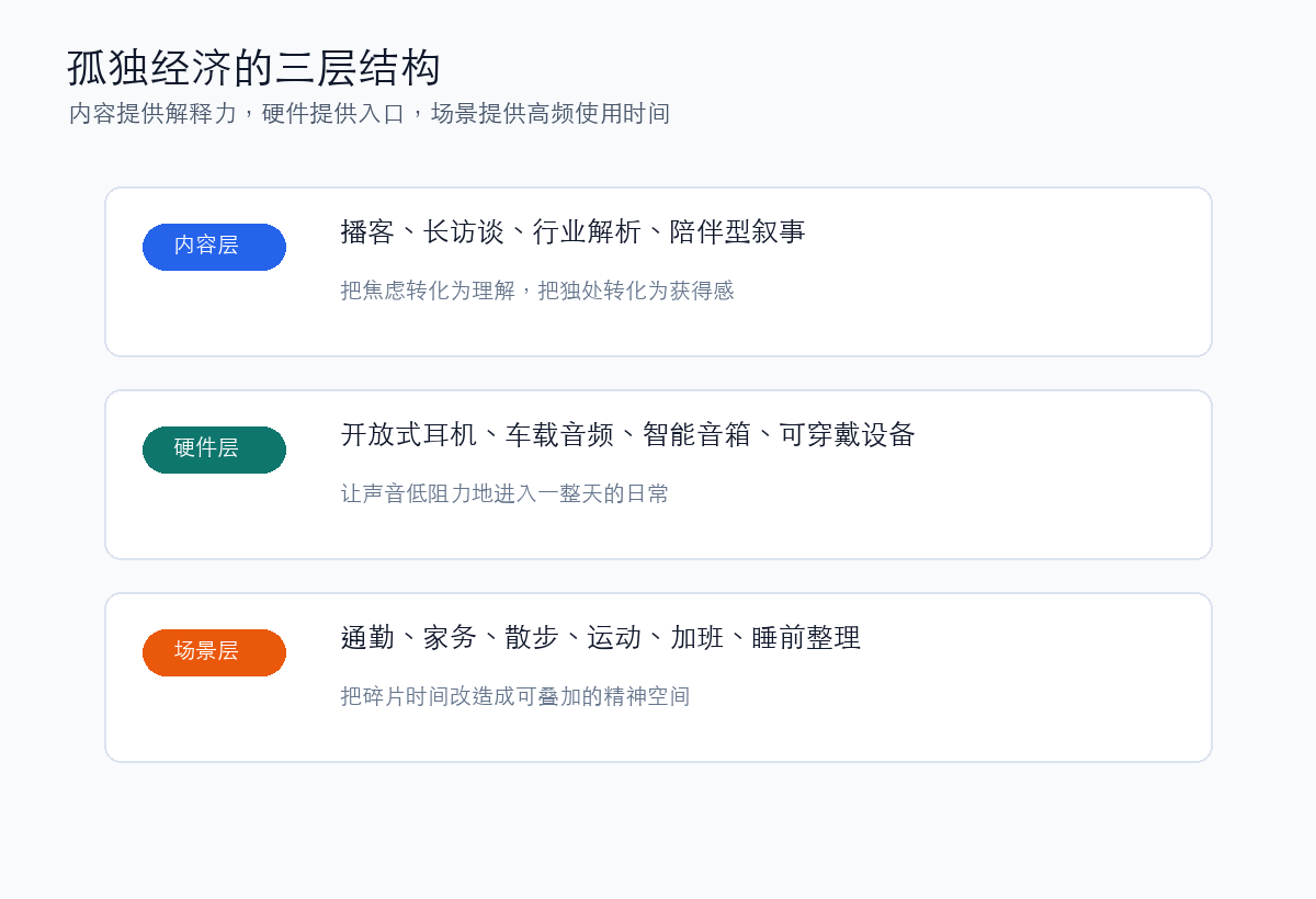 孤独经济的内容、硬件和场景栈