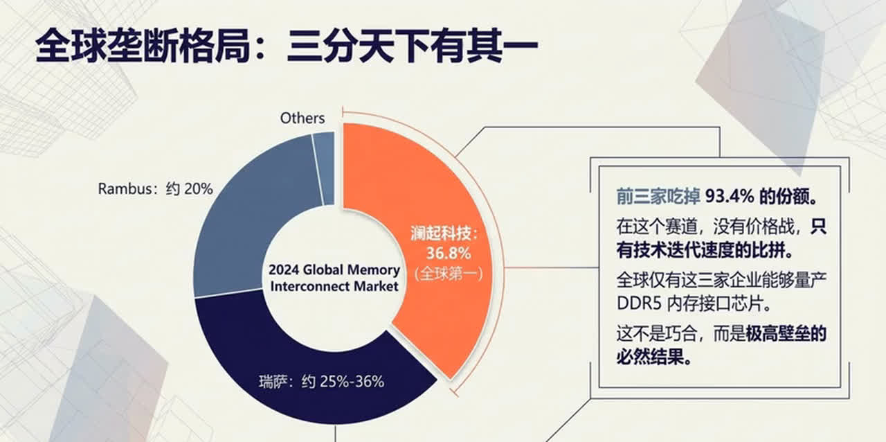 DDR5 内存接口芯片全球市场格局
