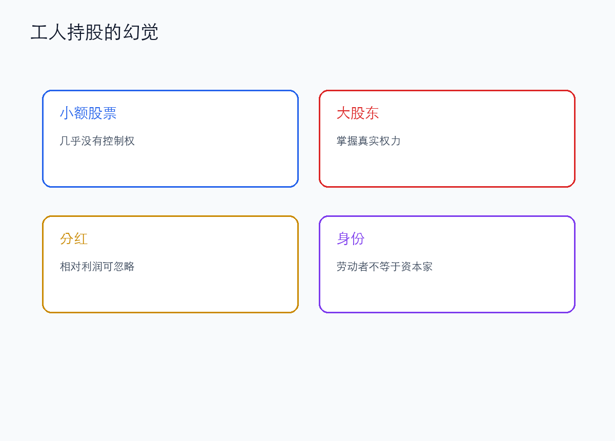 工人持股不是占有生产资料