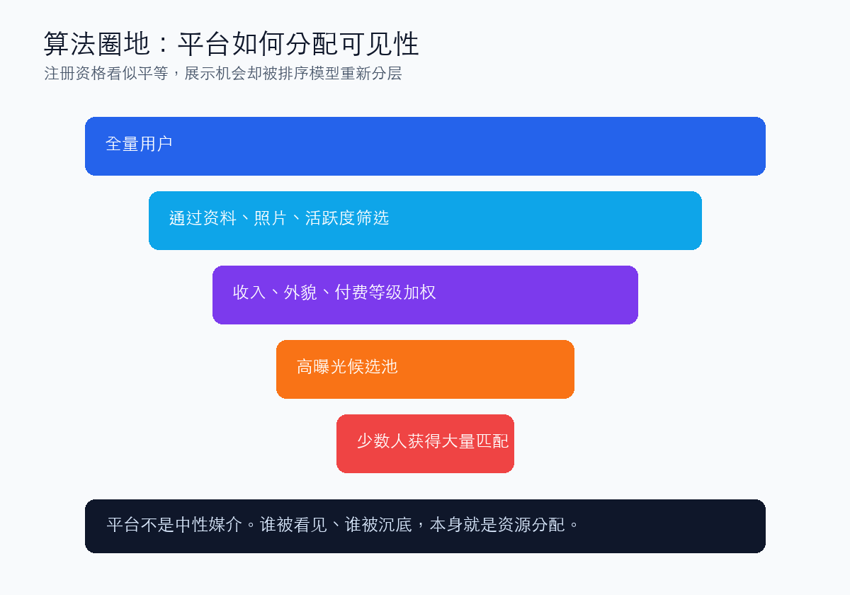 约会平台算法分配漏斗