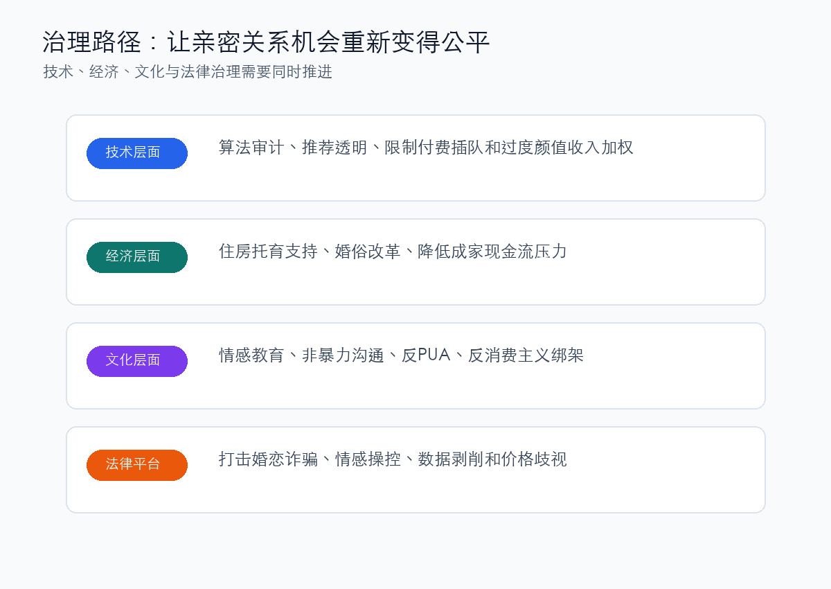 婚恋公平治理路径