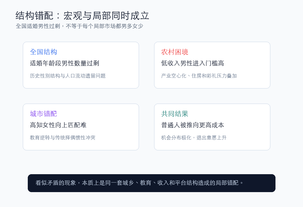 婚恋市场结构错配