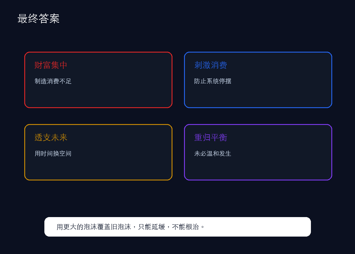 最终答案：用时间换空间，用泡沫覆盖泡沫