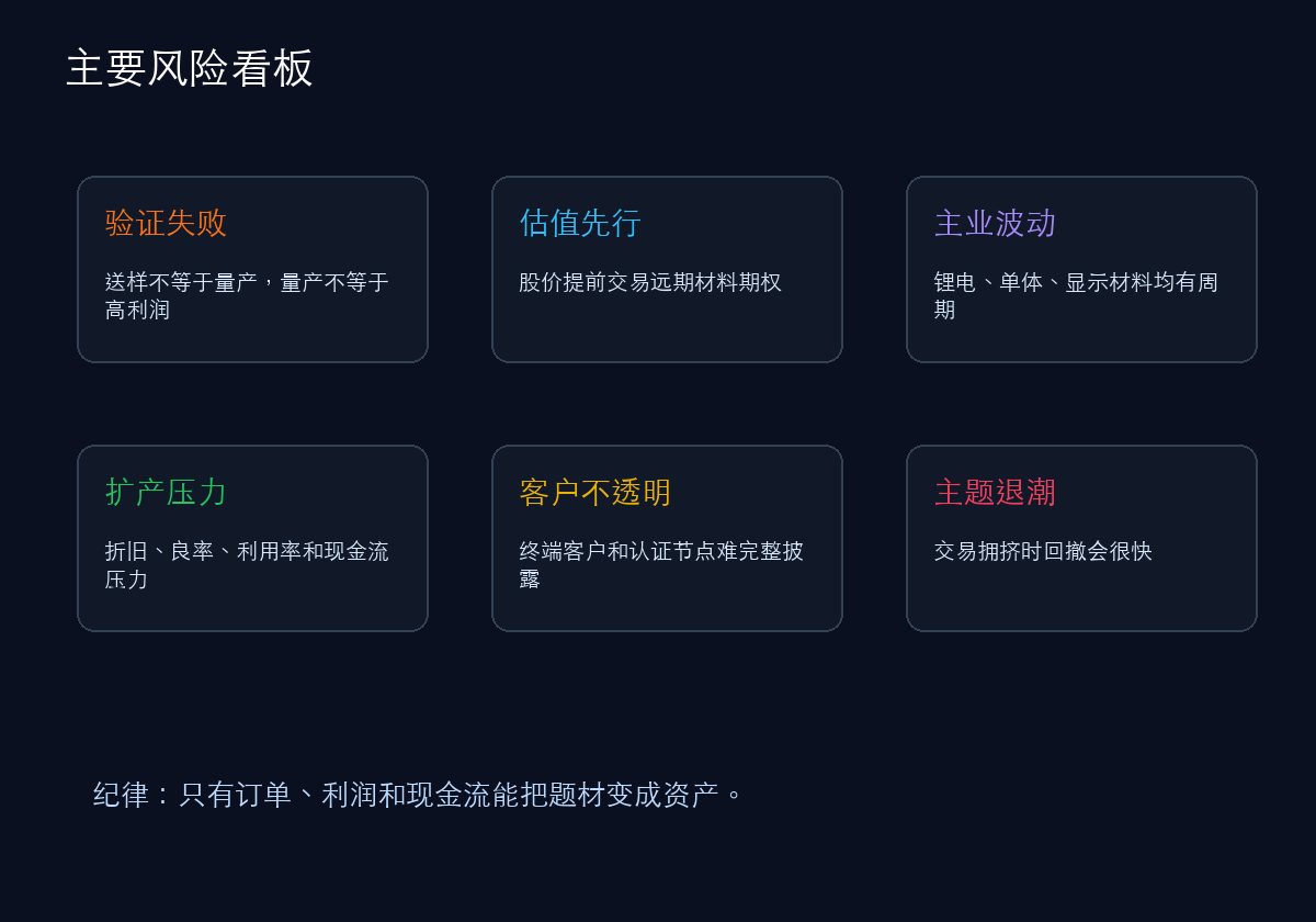 主要风险