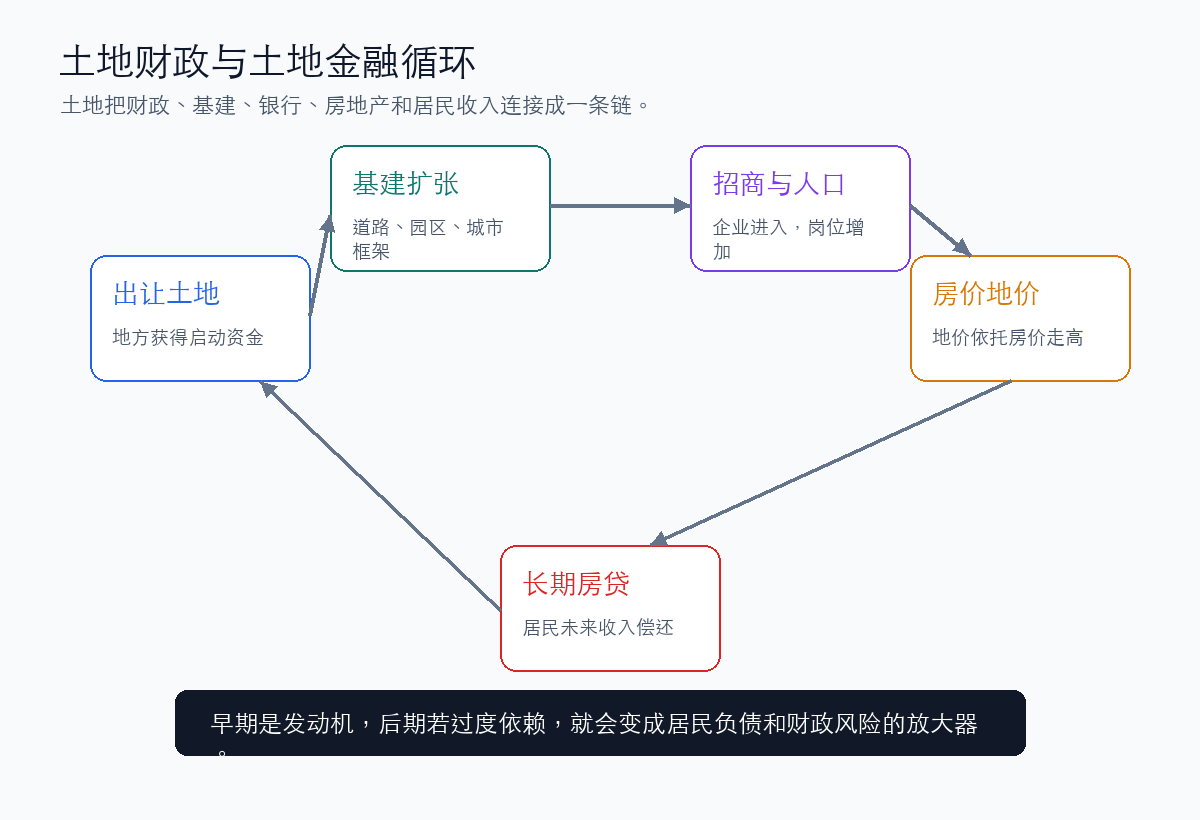 土地财政和土地金融循环
